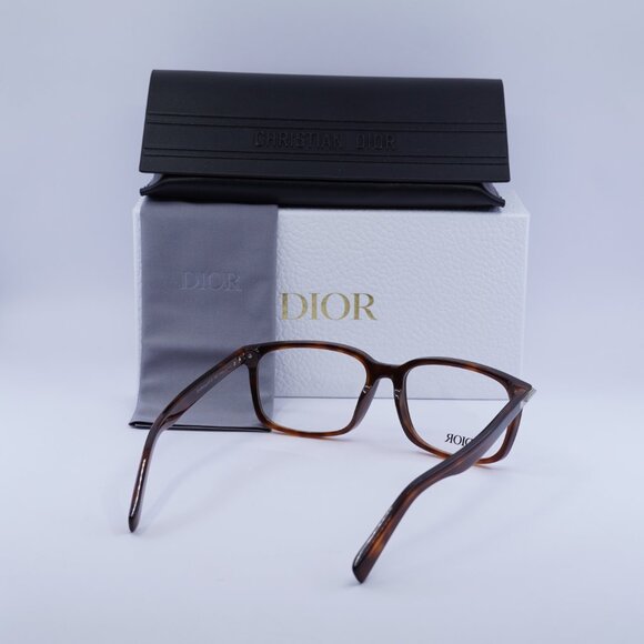 🕶️ New Dior DIORBLACKSUITO SI 2900 Eyeglasses - Havana Frame 57mm - Picture 10 of 10